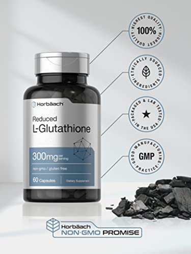 Foto 6 pulgar | Suplemento Horbäach L-Glutatión 300 mg 60 Cápsulas - Venta Internacional