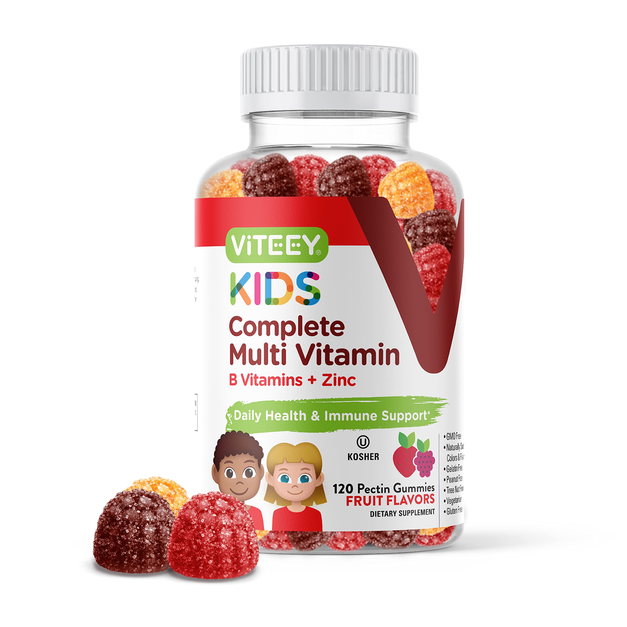 Foto 2 pulgar | Gomitas Multivitamínicas Viteey Kids Complete Suministro De 1 Mes - Venta Internacional