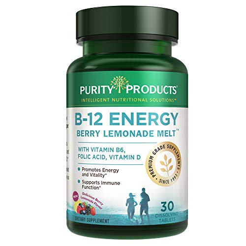 Foto 2 pulgar | Suplemento Purity Products B-12 Energy Berrymelts 30 Comprimidos - Venta Internacional