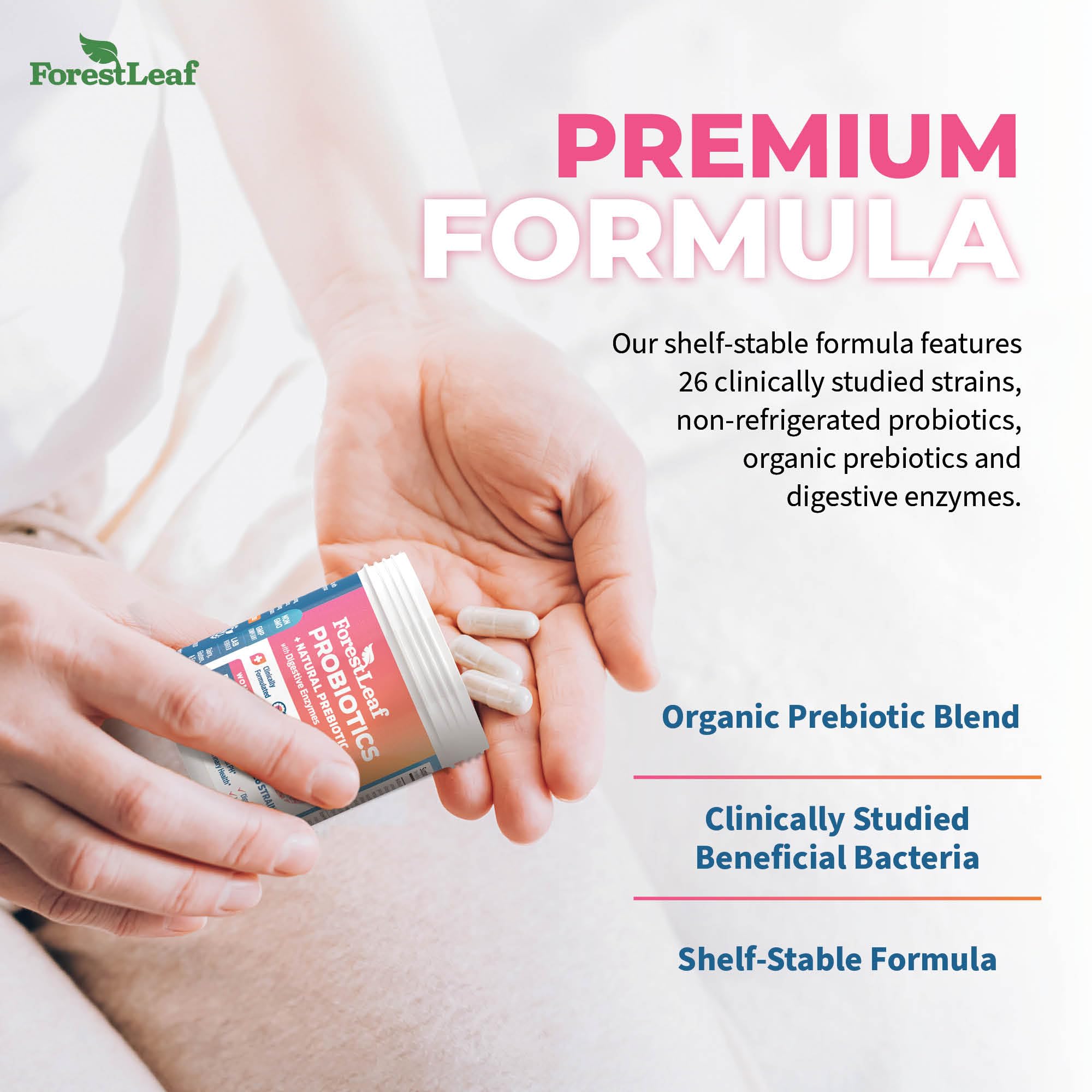 Foto 4 pulgar | Suplemento Probiótico Forestleaf Para Mujer, 50 Mil Millones De Cfu, 30 Cápsulas - Venta Internacional.