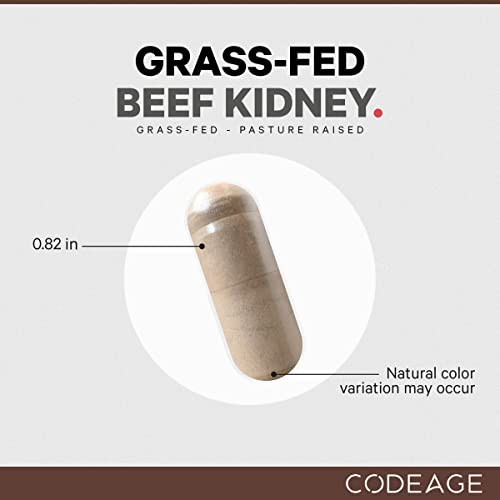 Foto 4 pulgar | Suplemento Codeage Grass Fed Beef Kidney 180 Cápsulas - Venta Internacional