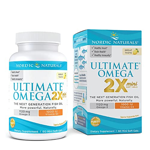 Foto 2 pulgar | Suplemento Ultimate Omega 2x Mini D3 60 Mini De Nordic Naturals - Venta Internacional.