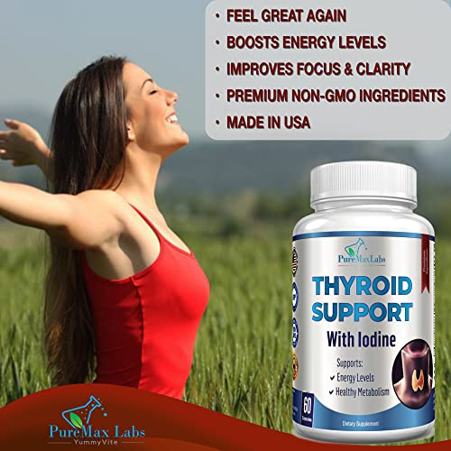 Foto 4 pulgar | Suplemento Yummyvite Thyroid Support Con Yodo 60 Cápsulas - Venta Internacional.