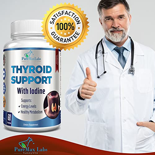 Foto 5 pulgar | Suplemento Yummyvite Thyroid Support Con Yodo 60 Cápsulas - Venta Internacional.
