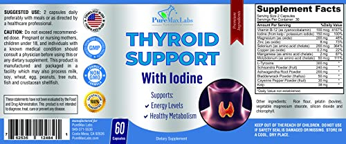 Foto 7 pulgar | Suplemento Yummyvite Thyroid Support Con Yodo 60 Cápsulas - Venta Internacional.