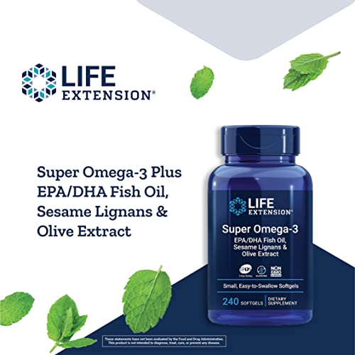 Foto 4 pulgar | Aceite De Pescado Supplement Life Extension Super Omega-3 Plus Epa/dha - Venta Internacional.