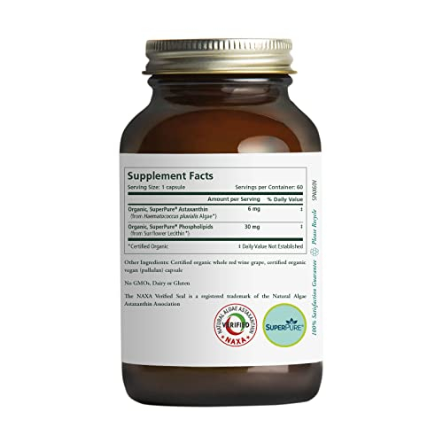 Foto 3 pulgar | Suplemento De Astaxantina Pure Synergy Superpure 60 Cápsulas - Venta Internacional.