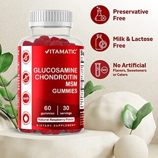 Foto 3 | Suplemento Vitamático De Gomitas Con Glucosamina Y Condroitina X60 - Venta Internacional.