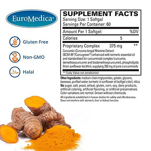Foto 4 pulgar | Suplemento Euromedica Curapro 375 Mg 60 Cápsulas Blandas De Alta Potencia - Venta Internacional