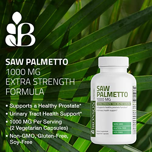 Foto 4 pulgar | Suplemento Bronson Saw Palmetto 1000 Mg 250 Cápsulas - Venta Internacional.