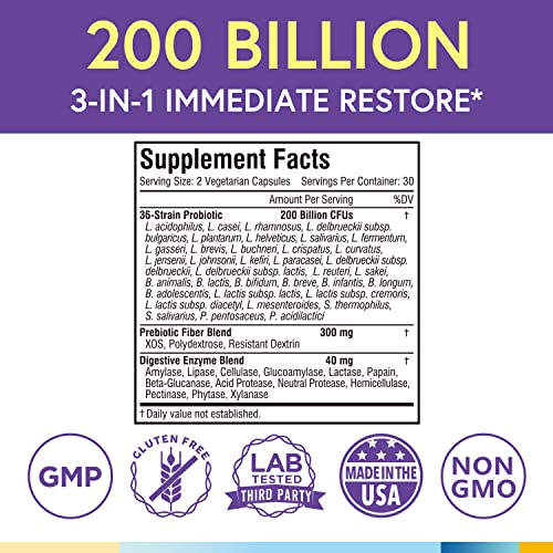 Foto 3 pulgar | Cápsulas Veganas Probiotics Terranics 200 Mil Millones 36 Cepas - Venta Internacional
