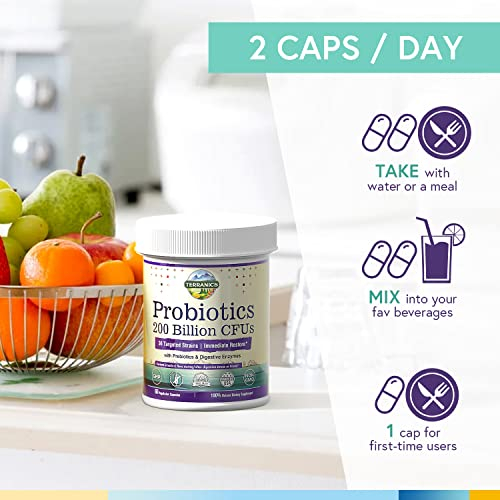 Foto 7 pulgar | Cápsulas Veganas Probiotics Terranics 200 Mil Millones 36 Cepas - Venta Internacional
