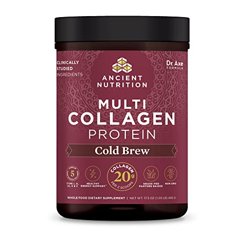 Foto 2 pulgar | Proteína De Colágeno En Polvo Ancient Nutrition Cold Brew Coffee - Venta Internacional.