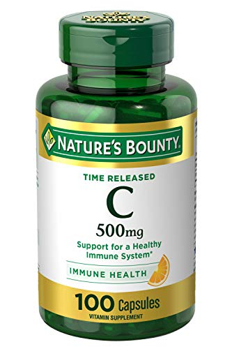 Foto 2 pulgar | Suplemento Nature's Bounty De Vitamina C, 500 Mg, Cápsulas, 100 Unidades - Venta Internacional.