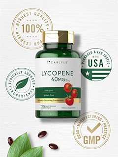 Foto 5 | Suplemento De Licopeno Carlyle, 40 Mg, 120 Cápsulas Blandas, Gluten Sin Ogm - Venta Internacional.