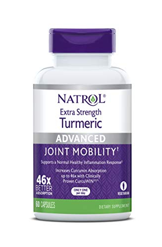 Foto 2 pulgar | Suplemento Natrol Extra Strength De Cúrcuma 60 Cápsulas - Venta Internacional.