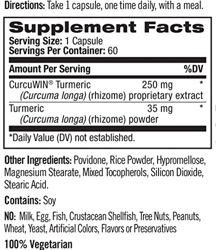 Foto 3 pulgar | Suplemento Natrol Extra Strength De Cúrcuma 60 Cápsulas - Venta Internacional.