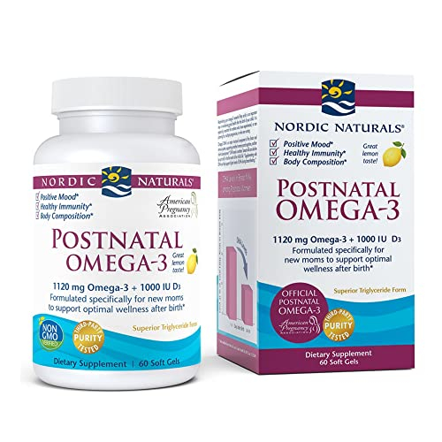 Foto 1 | Suplemento Nordic Naturals Postnatal Omega-3 60 Cápsulas Blandas - Venta Internacional.