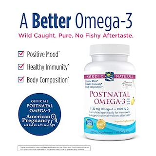 Foto 2 | Suplemento Nordic Naturals Postnatal Omega-3 60 Cápsulas Blandas - Venta Internacional.
