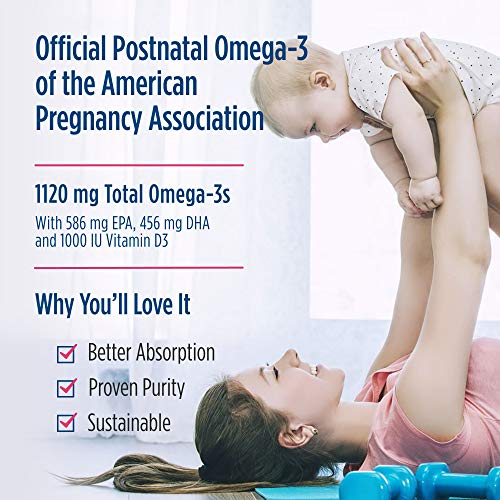 Foto 3 | Suplemento Nordic Naturals Postnatal Omega-3 60 Cápsulas Blandas - Venta Internacional.