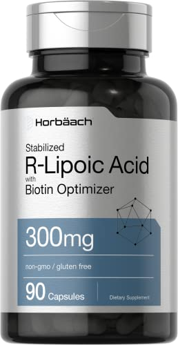 Suplemento de Ácido R-lipoico Estabilizado Horbäach 300 Mg con Biotina - Venta Internacional