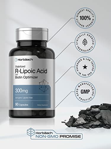Foto 6 pulgar | Suplemento de Ácido R-lipoico Estabilizado Horbäach 300 Mg con Biotina - Venta Internacional