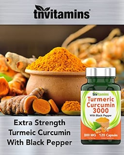 Foto 4 | Suplemento Tnvitamins, Cúrcuma Y Curcumina, 3000 Mg Con Pimienta Negra - Venta Internacional.