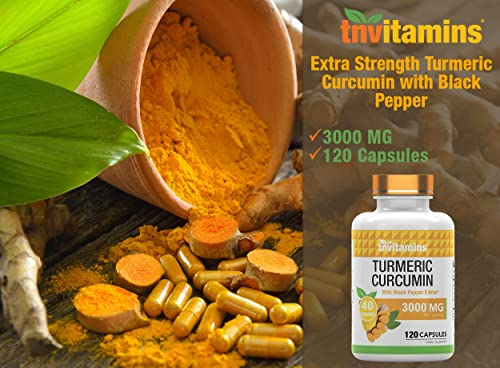 Foto 7 pulgar | Suplemento Tnvitamins, Cúrcuma Y Curcumina, 3000 Mg Con Pimienta Negra - Venta Internacional.