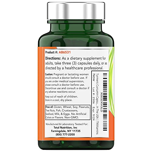 Foto 8 pulgar | Suplemento Tnvitamins, Cúrcuma Y Curcumina, 3000 Mg Con Pimienta Negra - Venta Internacional.