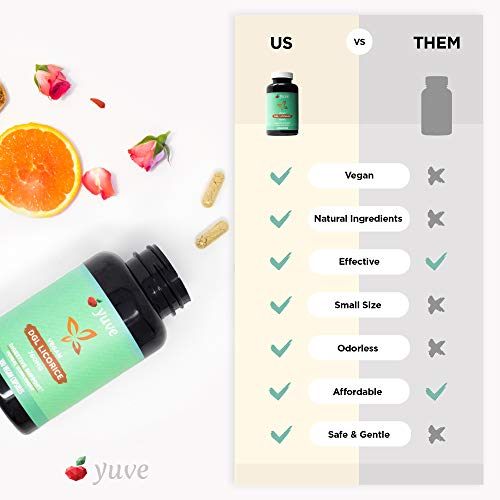 Foto 5 | Suplemento Yuve Vegan Dgl De Raíz De Regaliz 760 Mg 100 Cápsulas - Venta Internacional.