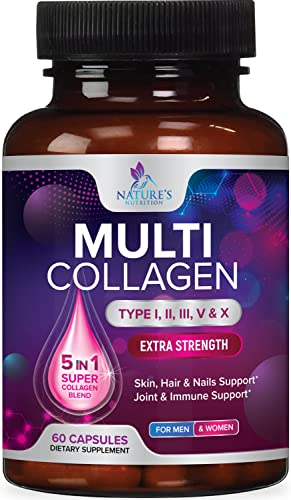 Foto 2 pulgar | Suplemento De Colágeno Nature's Nutrition 1000 Mg 60 Cápsulas - Venta Internacional.