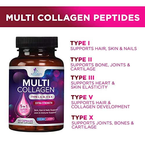 Foto 4 pulgar | Suplemento De Colágeno Nature's Nutrition 1000 Mg 60 Cápsulas - Venta Internacional.