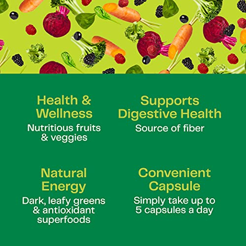 Foto 5 pulgar | Suplemento Amazing Grass Greens Blend Superfood, 150 Cápsulas - Venta Internacional.