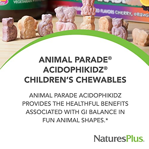 Foto 4 pulgar | Suplemento Nature's Plus Animal Parade Acidophikidz 90 Chewa - Venta Internacional