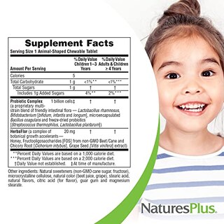 Foto 5 | Suplemento Nature's Plus Animal Parade Acidophikidz 90 Chewa - Venta Internacional