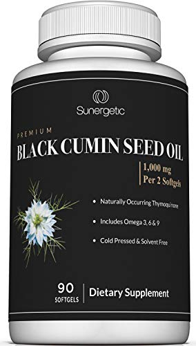 Foto 2 pulgar | Suplemento De Aceite De Semillas De Comino Negro Sunergetic De 1000 Mg 90 G - Venta Internacional