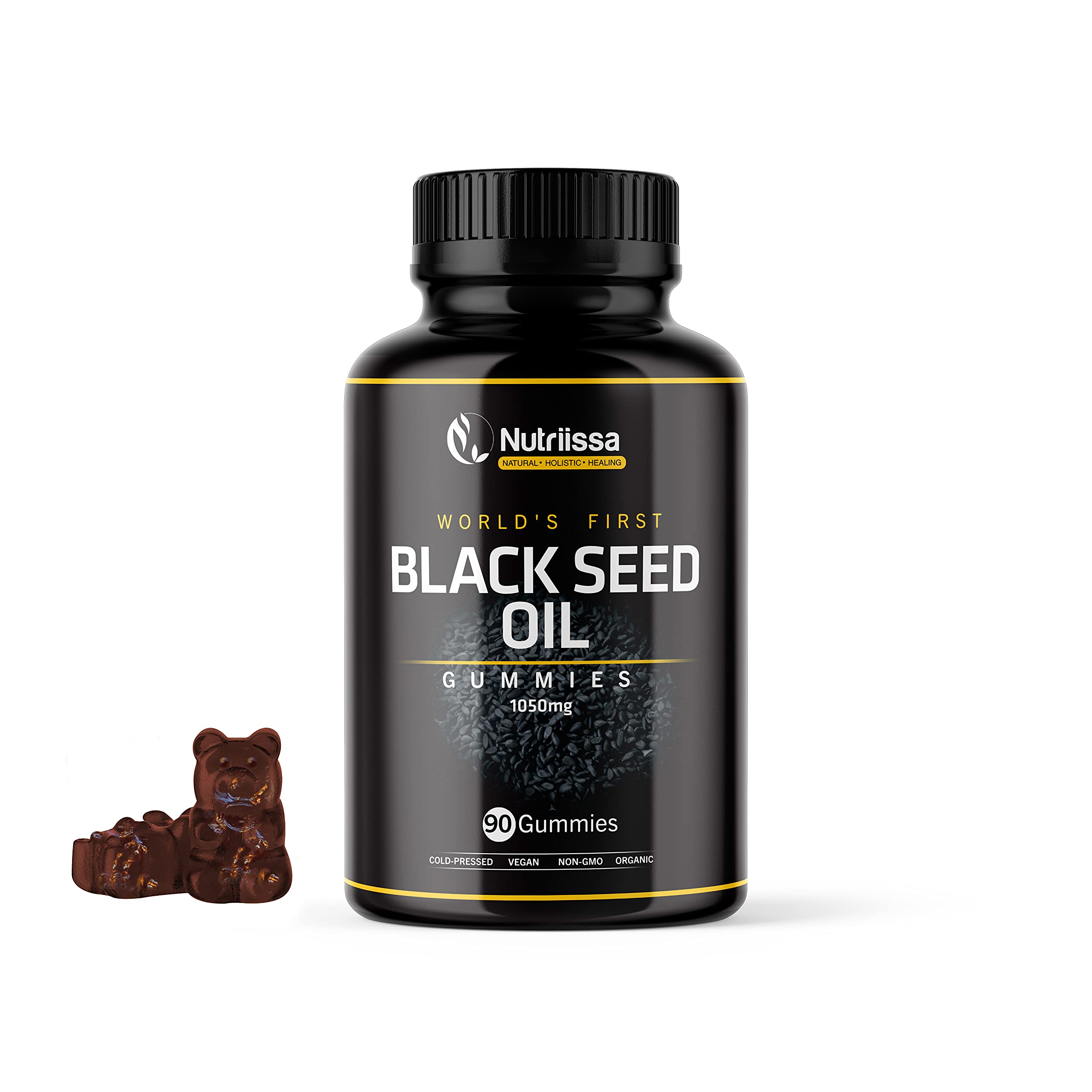 Foto 2 pulgar | Suplemento Nutriissa Organic Black Seed Oil Gummy 1050 Mg - Venta Internacional.