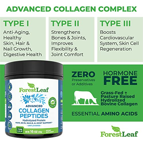 Foto 4 pulgar | Péptidos De Colágeno En Polvo Forestleaf Advanced, 41 Porciones - Venta Internacional.