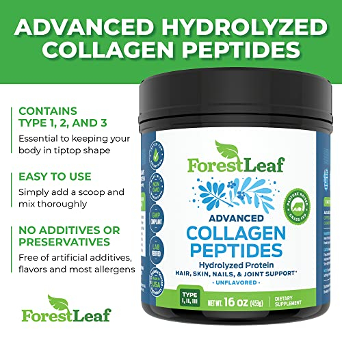 Foto 7 pulgar | Péptidos De Colágeno En Polvo Forestleaf Advanced, 41 Porciones - Venta Internacional.
