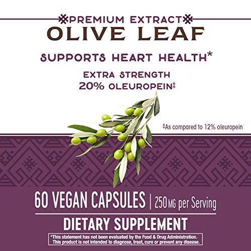 Foto 3 pulgar | Suplemento de Extracto de Hoja De Olivo Nature's Way 250 mg 60 Cápsulas - Venta Internacional