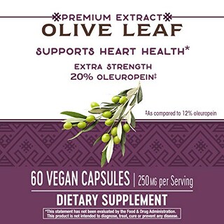Foto 2 | Suplemento de Extracto de Hoja De Olivo Nature's Way 250 mg 60 Cápsulas - Venta Internacional