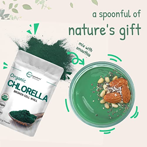 Foto 7 pulgar | Microingredientes Orgánicos De Clorella En Polvo, 300 Ml, Veganos - Venta Internacional.