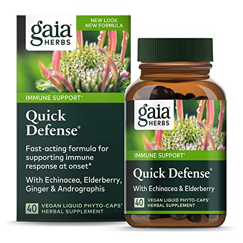 Foto 2 pulgar | Suplemento Gaia Herbs Quick Defense Immune Support 40 Cápsulas - Venta Internacional.
