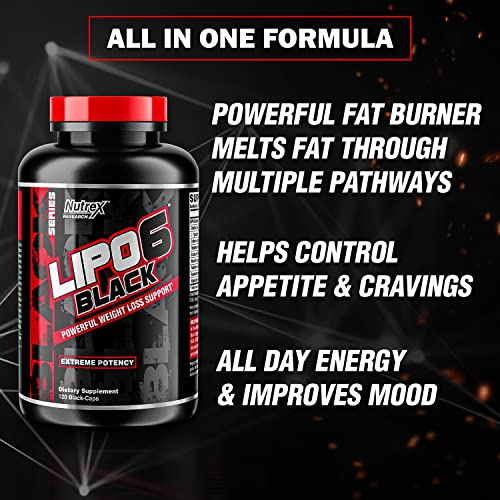 Foto 3 | Suplemento para Bajar de Peso Nutrex Research Lipo-6 Black - Venta Internacional