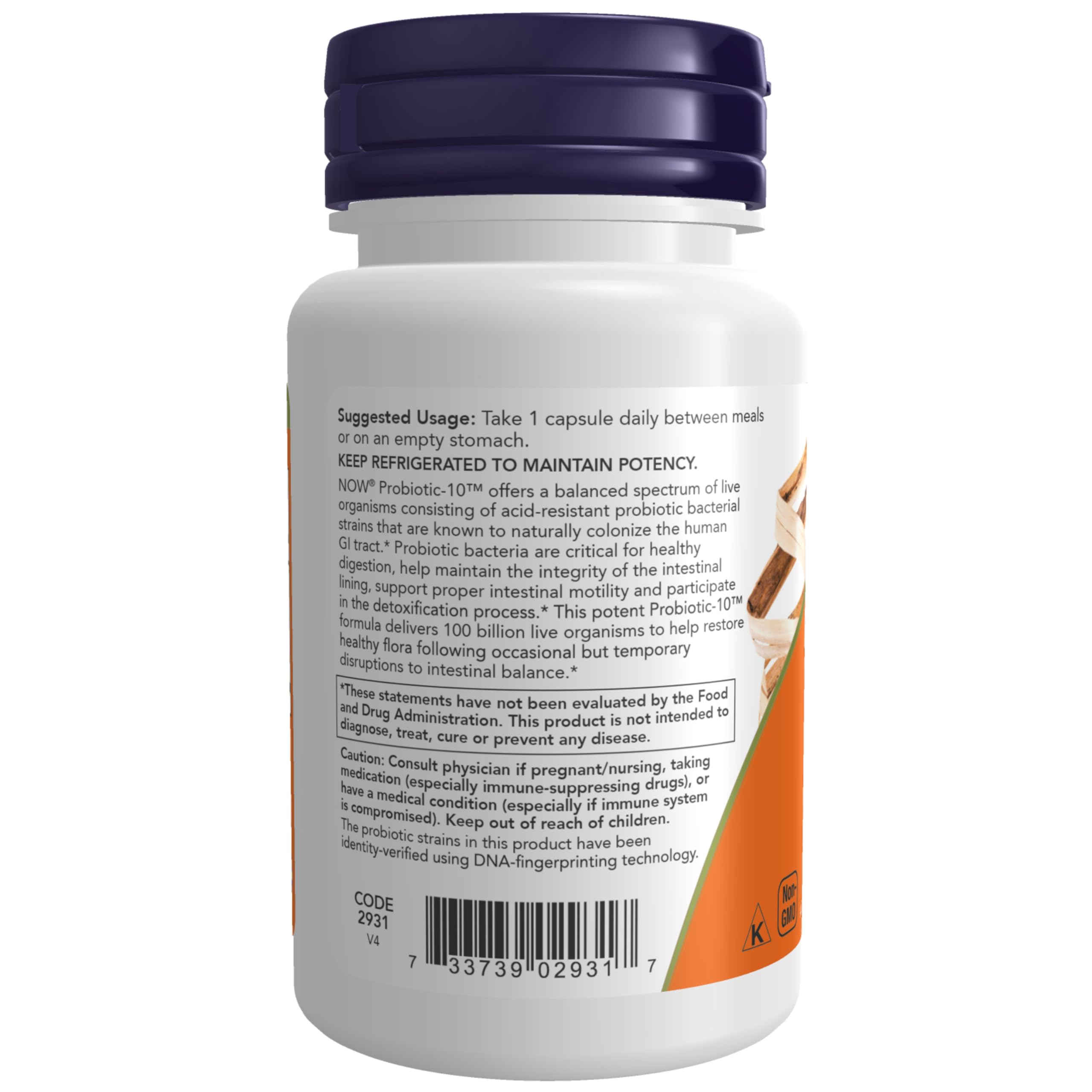 Foto 4 pulgar | Supplement Now Probiotic-10™ 100 Mil Millones De Cápsulas Vegetarianas - Venta Internacional.