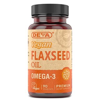 Foto 1 | Suplemento Deva/ Vitaminas Orgánicas y Veganas/ Aceite de Semillas de Lino 90 Cápsulas - Venta Internacional