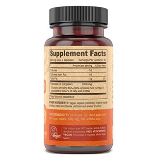 Foto 2 | Suplemento Deva/ Vitaminas Orgánicas y Veganas/ Aceite de Semillas de Lino 90 Cápsulas - Venta Internacional