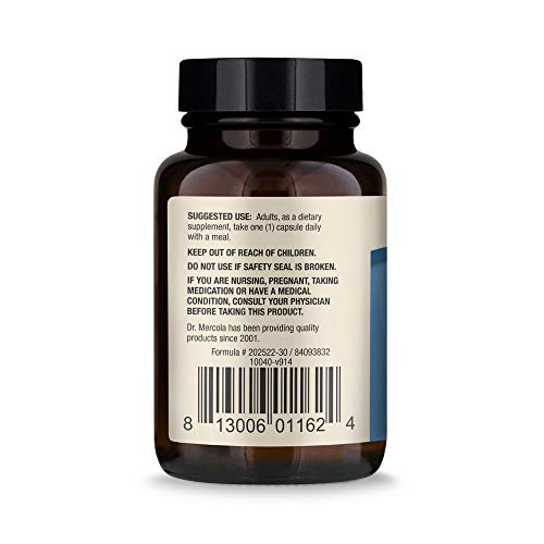 Foto 3 pulgar | Suplemento Dietético Dr. Mercola Ubiquinol 100 Mg 30 Cápsulas - Venta Internacional.