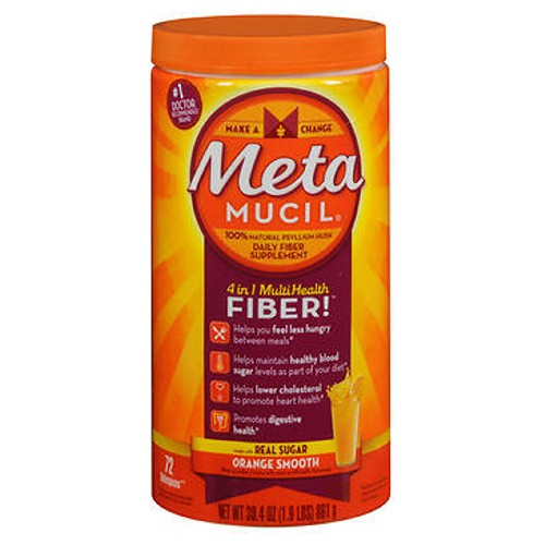 Foto 2 pulgar | Suplemento Metamucil Smooth Texture Orange 72 Cápsulas X 2 - Venta Internacional.
