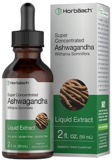 Foto 1 | Suplemento De Extracto Líquido De Raíz De Ashwagandha Horbäach, 60 Ml - Venta Internacional.